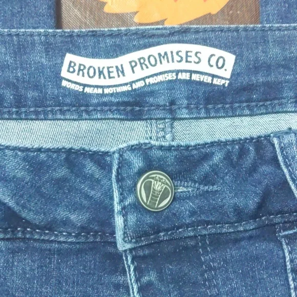 Broken Promises cargo jeans Bad Ass jeans!!! #Skaterjeans - Picture 10 of 16